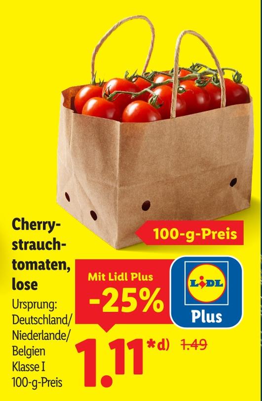 Cherry-Strauchtomaten, lose