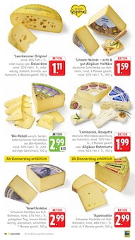 Käse im EDEKA Prospekt "Aktuelle Angebote" mit 49 Seiten (Mainz)