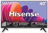 Téléviseur FHD 40" - HISENSE - Hyper U à Fréjus Téléviseur FHD 40" - HISENSE en promo chez Hyper U Fréjus à 199,00 €