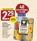 Herzstücke Pfirsiche im Angebot bei WEZ in Löhne Herzstücke Pfirsiche Angebote von EDEKA bei WEZ Löhne für 2,29 €