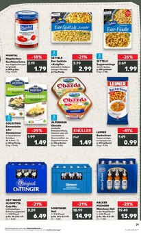 Oettinger im Kaufland Prospekt "KNÜLLER" mit 58 Seiten (München)