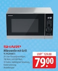 Mikrowelle mit Grill Angebote von Sharp bei famila Nordost Elmshorn für 79,00 €