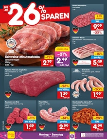 Rindfleisch im Netto Marken-Discount Prospekt "Aktuelle Angebote" mit 75 Seiten (Hagen (Stadt der FernUniversität))
