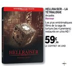 Hellraiser - la tétralogie à 59,99 € dans le catalogue E.Leclerc