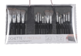 18 pinceaux de maquillage avec pochette - Stokomani à Toulouse 18 pinceaux de maquillage avec pochette en promo chez Stokomani Toulouse à 17,99 €