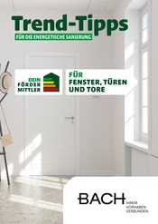 Aktueller Bach Baustoffe Baumarkt Prospekt in Haynrode und Umgebung, "Trend-Tipps FÜR DIE ENERGETISCHE SANIERUNG" mit 6 Seiten, 20.09.2024 - 29.09.2024