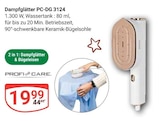 Dampfglätter PC-DG 3124 Angebote von Profi Care bei GLOBUS Wetzlar für 19,99 €