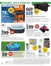 Promos Piscine dans le catalogue "La Sélection Salle de Bain à Prix E.Leclerc" de E.Leclerc Piscine en promo dans le catalogue E.Leclerc à la page 14