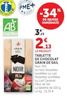 Tablette de chocolat - Grain de Sail en promo chez Hyper U Saintes à 2,13 €