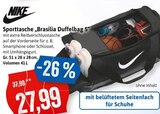 Sporttasche "Brasilia Duffelbag S" Angebote von Nike bei Kaufhaus Stolz Rostock für 27,99 €