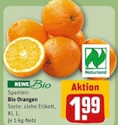 Bio Orangen Angebote von REWE bei REWE Mönchengladbach für 1,99 €