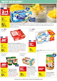 Prix et réduction Desserte dans le prospectus Carrefour en cours Offre Desserte dans le catalogue Carrefour du moment à la page 10