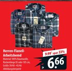 Herren-Flanell-Arbeitshemd im Angebot bei famila Nordost in Gifhorn Herren-Flanell-Arbeitshemd Angebote bei famila Nordost Gifhorn für 6,66 €