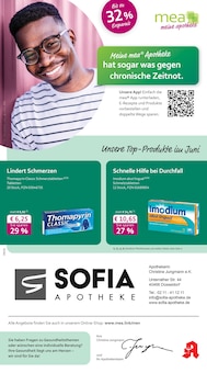 Aktueller mea - meine apotheke Prospekt "Unsere Juni-Angebote" für Düsseldorf Aktueller mea - meine apotheke Prospekt für Düsseldorf mit Seiten