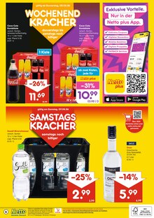 Coca Cola im Netto Marken-Discount Prospekt "DER ORT, AN DEM DU IMMER AUSGEZEICHNETE PREISE FINDEST." mit 6 Seiten (Gelsenkirchen)
