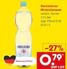 Mineralwasser Angebote von Gerolsteiner bei Netto Marken-Discount Gladbeck für 0,79 €