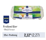 Freiland Eier Angebote von Metro Chef bei Metro Ravensburg für 2,27 €