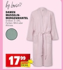 Damen Musselin-Morgenmantel Mint Angebote von by Louise bei Marktkauf Sindelfingen für 17,99 €