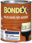 Holzlasur im toom Baumarkt Prospekt Holzlasur von BONDEX im aktuellen toom Baumarkt Prospekt für 11,99 €