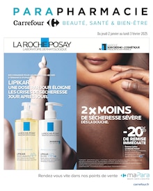 Promo La Roche-Posay dans le catalogue Carrefour du moment à la page 1