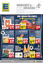 EDEKA Prospekt für Heinsberg mit 24 Seiten EDEKA Prospekt für Heinsberg: "Aktuelle Angebote", 24 Seiten, 22.06.2026 - 27.06.2026