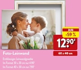 Foto-Leinwand im aktuellen ALDI Nord Prospekt