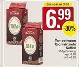 Aktuelles Bio Fairtrade Kaffee Angebot bei WEZ in Löhne ab 6,99 €