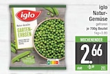 Natur-Gemüse im EDEKA Prospekt Natur-Gemüse von iglo im aktuellen EDEKA Prospekt für 2,66 €