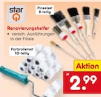 Pinselset im Netto Marken-Discount Prospekt Pinselset von Star im aktuellen Netto Marken-Discount Prospekt für 2,99 €