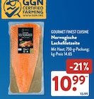 Norwegische Lachsfiletseite im ALDI SÜD Prospekt Norwegische Lachsfiletseite von Gourmet Finest Cuisine im aktuellen ALDI SÜD Prospekt für 10,99 €