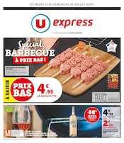 Prospectus U Express à Versailles, "Spécial barbecue à prix bas !", 12 pages de promos valables du 23/07/2024 au 28/07/2024