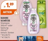 Shampoo oder Spülung Angebote von Garnier bei Müller Jena für 1,89 €