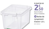 Mr.Bricolage Saintes - Promo Boîte de rangement classic 1,5 l Promo Boîte de rangement classic 1,5 l à 2,50 € dans le catalogue Mr.Bricolage à Saintes