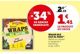 Promo Wraps blé à 1,41 € dans le catalogue Super U à Chemillé