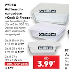 Aufbewahrungsdose Cook & Freeze von PYREX für 3,99 € bei Kaufland im Angebot Aufbewahrungsdose Cook & Freeze von PYREX im aktuellen Kaufland Prospekt