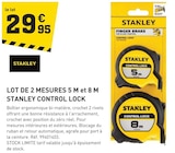 Lot de 2 mesures 5 m et 8 m Control Lock à Tout Faire dans Huez