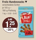Hundesnacks im V-Markt Prospekt Hundesnacks von Frolic im aktuellen V-Markt Prospekt für 1,25 €