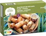 Promo 16 mini-nems poulet-menthe légumes-coriandre à 3,79 € dans le catalogue Picard à Rivières