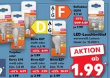 Aktuelles Tropfen oder Kerze E14 Angebot bei Kaufland in Bonn ab 1,99 €