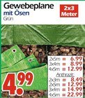 Gewebeplane mit Ösen Angebote bei Wreesmann Cottbus für 4,99 €