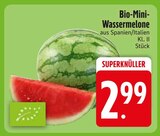 Melone im EDEKA Prospekt Bio-Mini-Wassermelone im aktuellen EDEKA Prospekt für 2,99 €