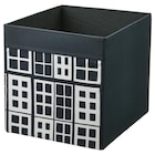 Fach schwarz/gemustert von DRÖNA für 2,99 € bei IKEA im Angebot Fach schwarz/gemustert von DRÖNA im aktuellen IKEA Prospekt