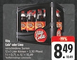 Cola oder Limo im Angebot bei E center in Jena Cola oder Limo Angebote von Vita bei E center Jena für 8,49 €