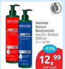 Straffende Serum Bodylotion von Weleda im aktuellen budni Prospekt