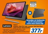 Tablet Lenovo Tab P12 inkl. Tab Pen Plus und Schutzhülle bei expert im Kretzschau Prospekt für 377,00 €