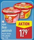 Brotaufstrich von POPP für 1,79 € bei ALDI Nord im Angebot Brotaufstrich von POPP im aktuellen ALDI Nord Prospekt