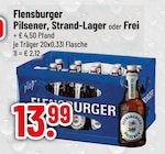 Pilsener von Flensburger im aktuellen Trinkgut Prospekt für 13,99 €