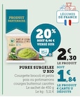 Purée surgelée - U BIO en promo chez U Express Colombes à 1,84 €