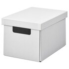 Kasten mit Deckel weiß 18x25x16 cm im Angebot bei IKEA in Erlangen Kasten mit Deckel weiß 18x25x16 cm Angebote von FJÄDERHARV bei IKEA Erlangen für 3,99 €