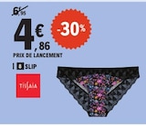 Slip - TISSIA en promo chez E.Leclerc Angers à 4,86 €